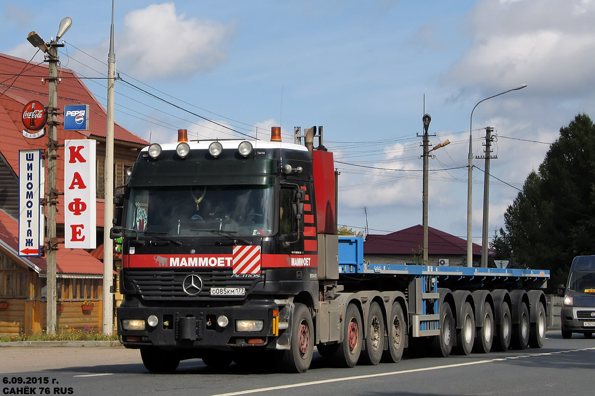 Москва, № О 085 КМ 177 — Mercedes-Benz Actros ('1997)