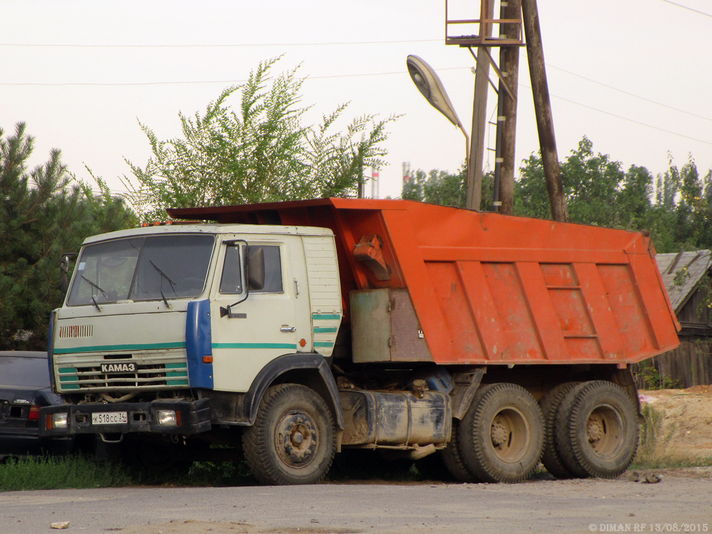 Волгоградская область, № К 518 СС 34 — КамАЗ-54115 [541150]