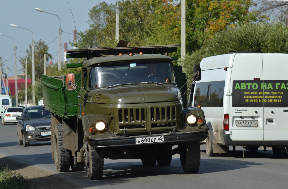 Омская область, № Е 608 ЕР 55 — ЗИЛ-130