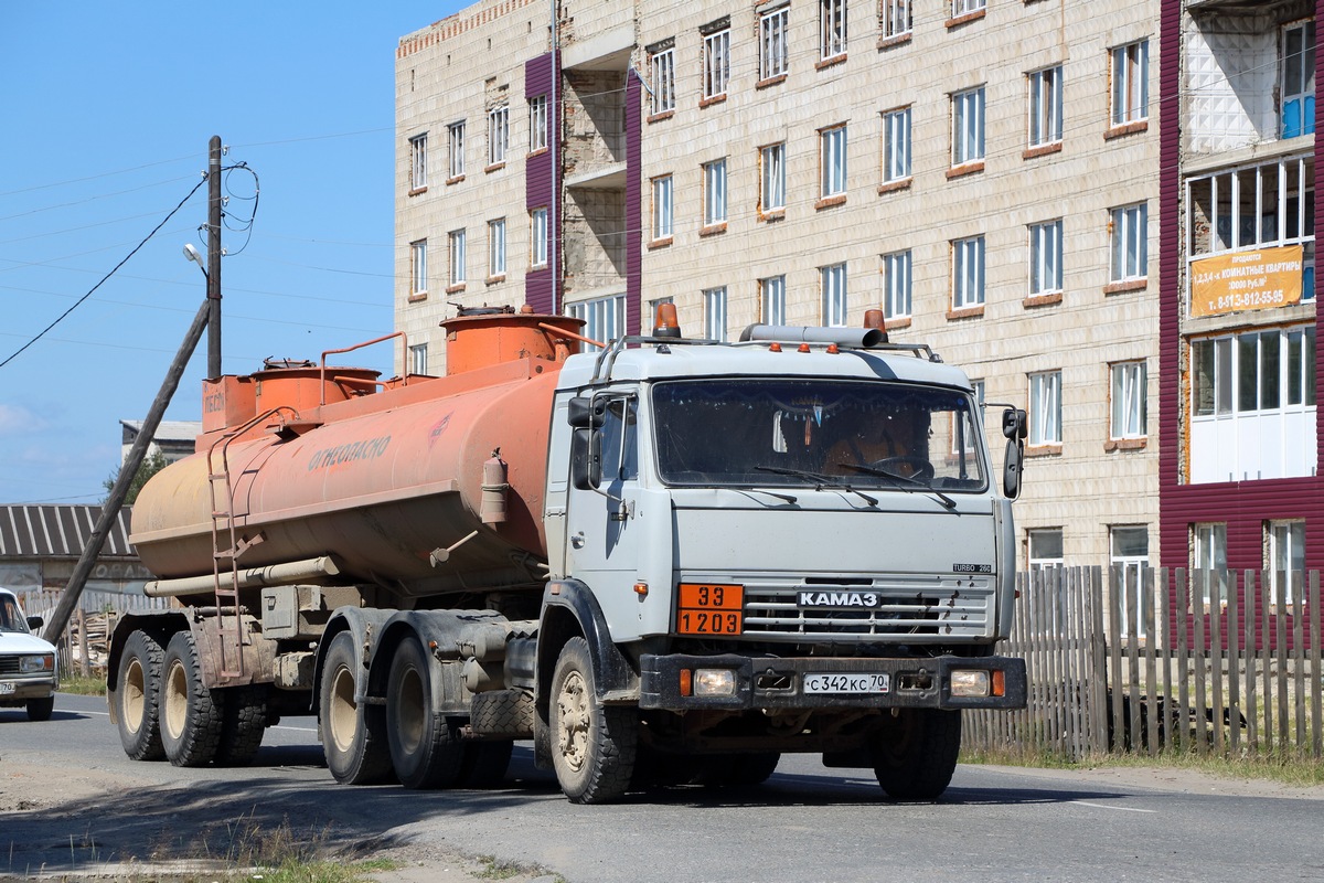 Томская область, № С 342 КС 70 — КамАЗ-5410