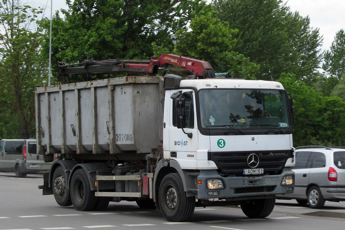 Литва, № ADM 163 — Mercedes-Benz Actros ('2003) 2532