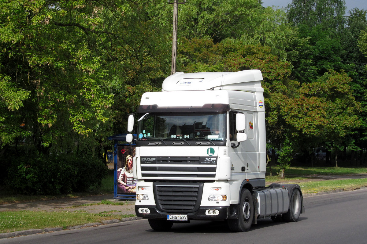 Литва, № CHG 537 — DAF XF105 FT