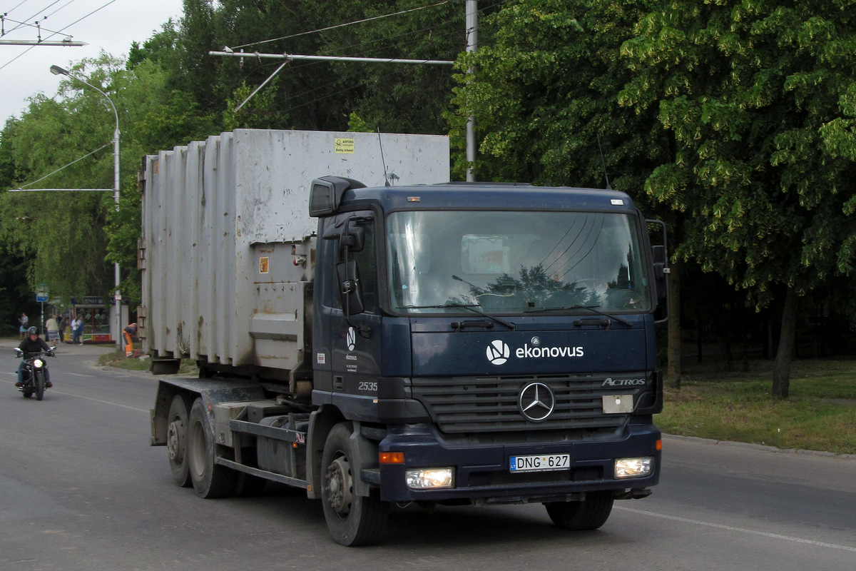 Литва, № DNG 627 — Mercedes-Benz Actros ('1997) 2535