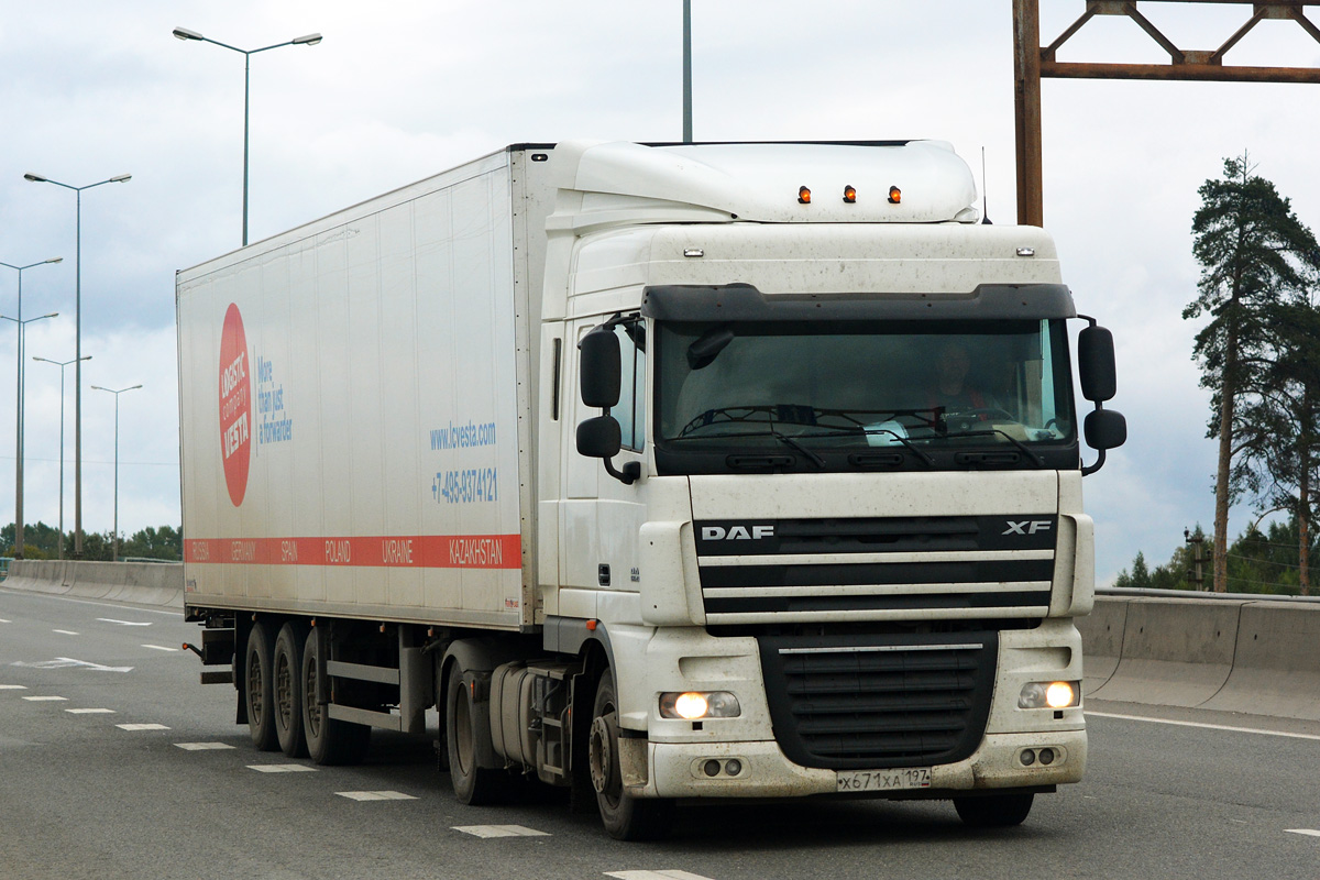 Москва, № Х 671 ХА 197 — DAF XF105 FT