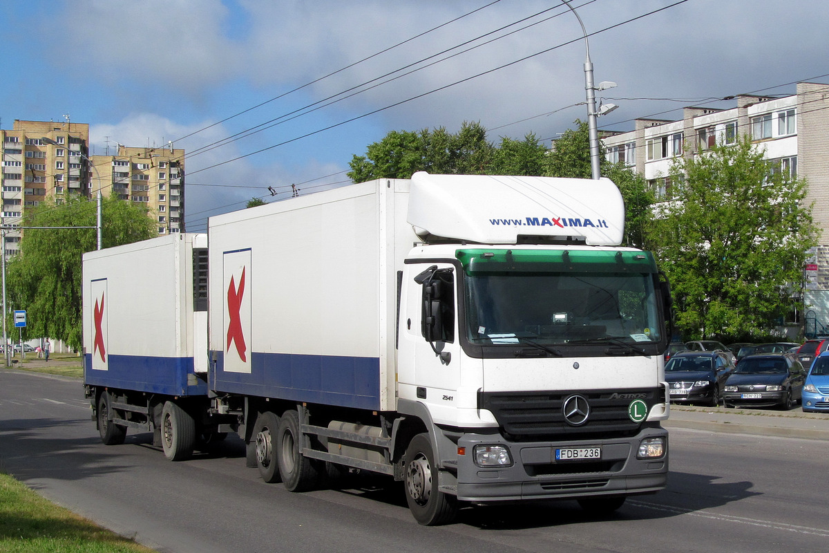 Литва, № FDB 236 — Mercedes-Benz Actros ('2003) 2541