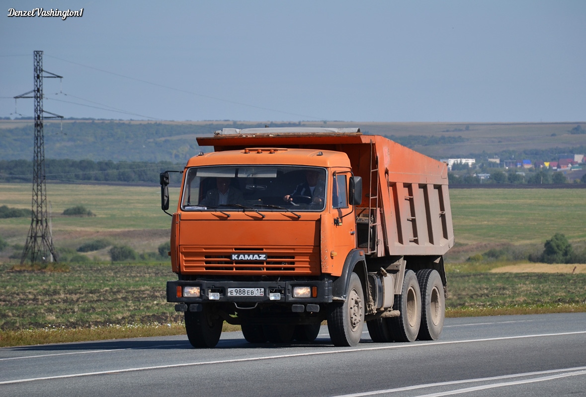 Мордовия, № Е 988 ЕВ 13 — КамАЗ-65115 (общая модель)