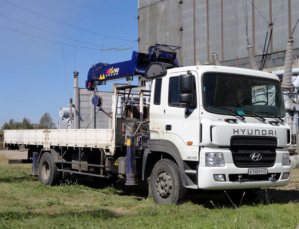 Хабаровский край, № В 140 РР 27 — Hyundai Power Truck HD170