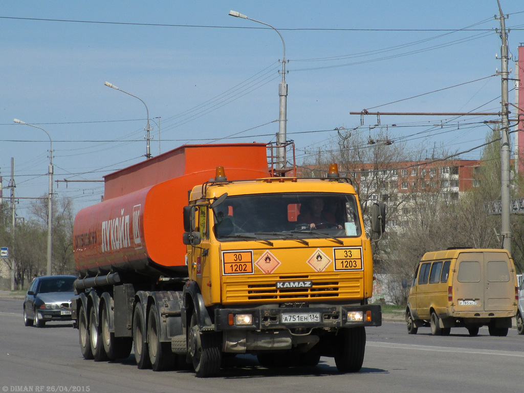 Волгоградская область, № А 751 ЕН 134 — КамАЗ-65116-N3