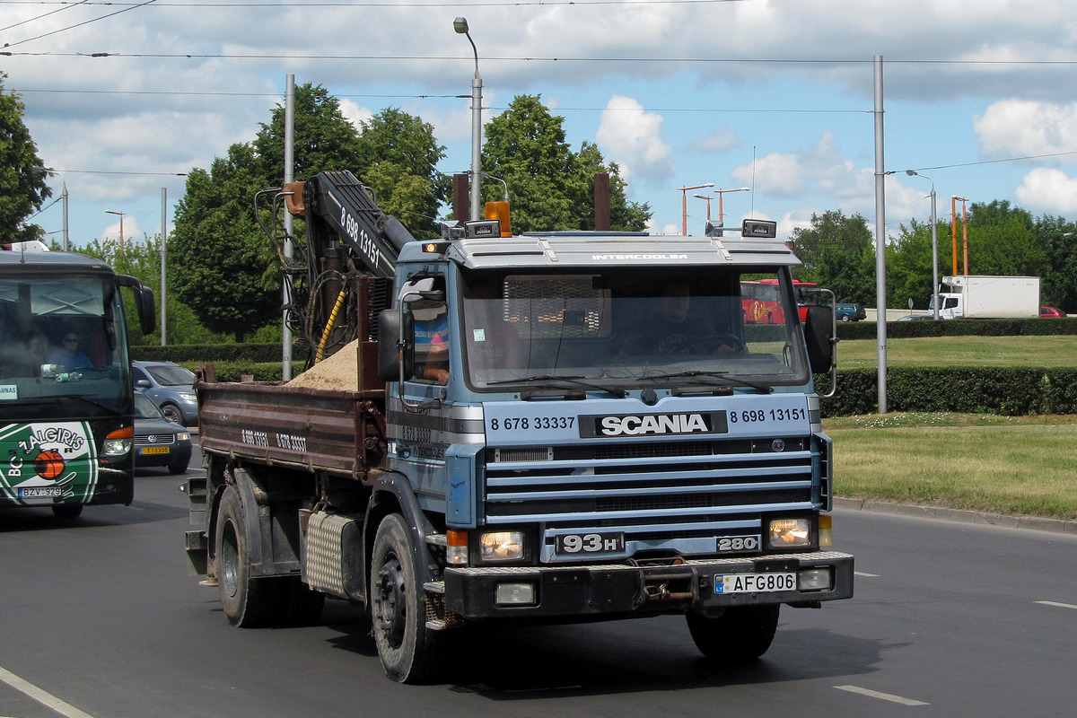 Литва, № AFG 806 — Scania (II) P93H