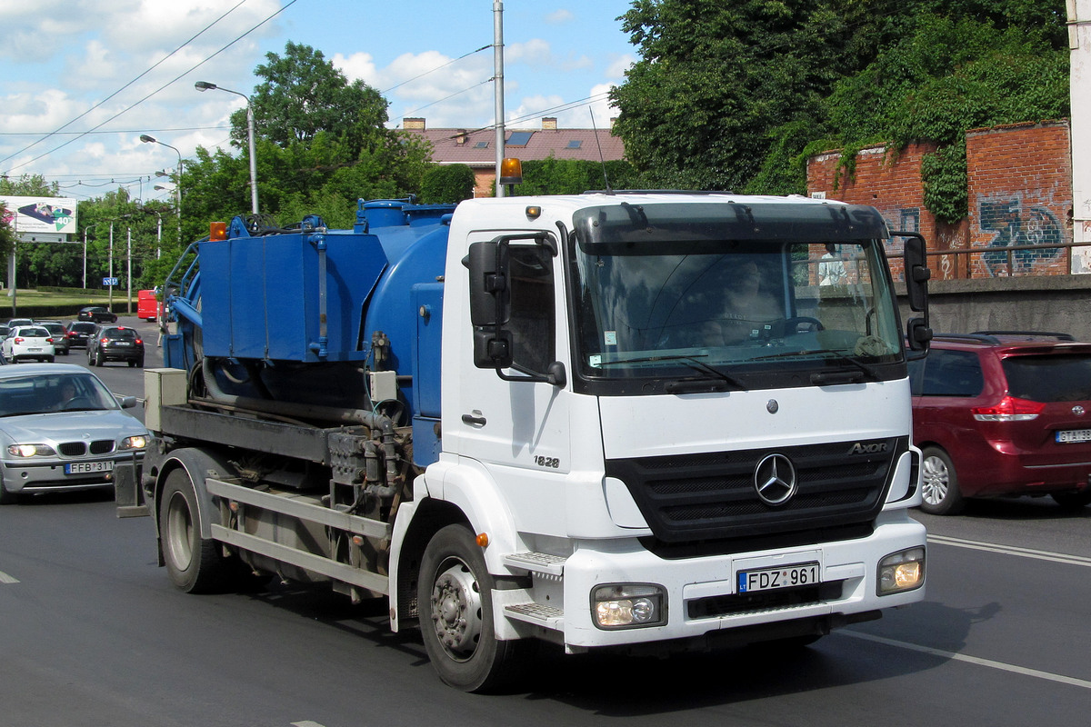 Литва, № FDZ 961 — Mercedes-Benz Axor 1828