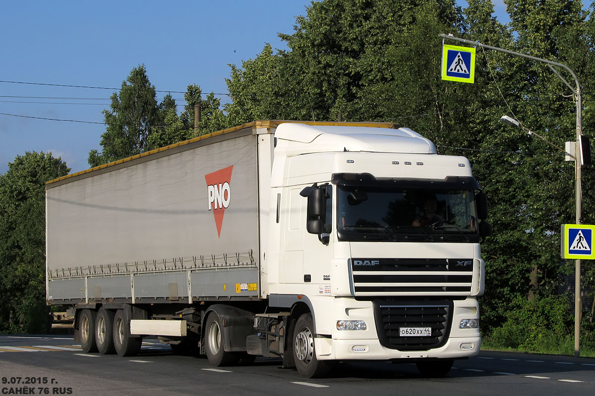 Костромская область, № О 620 ХХ 44 — DAF XF105 FT