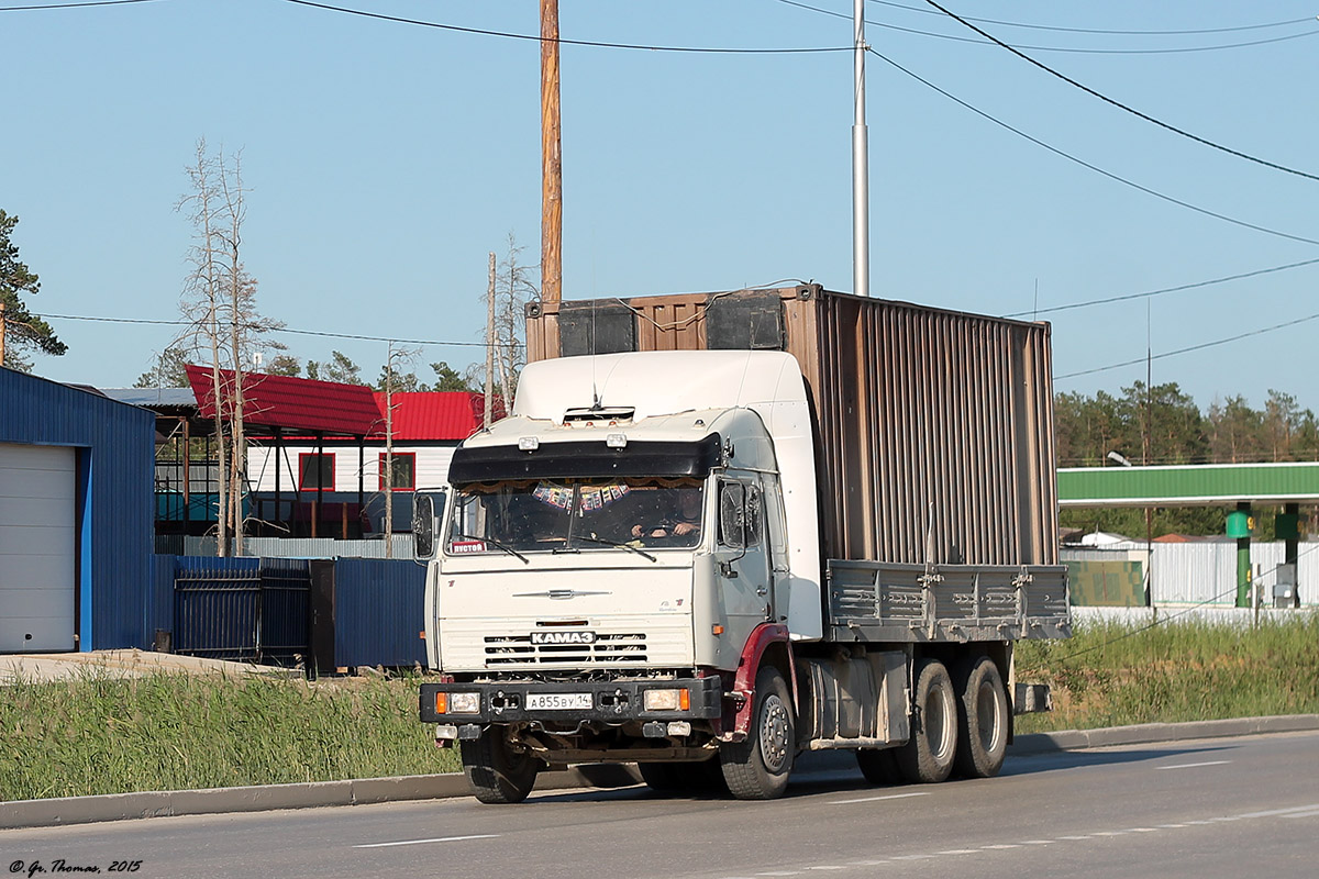 Саха (Якутия), № А 855 ВУ 14 — КамАЗ-53215 [532150]