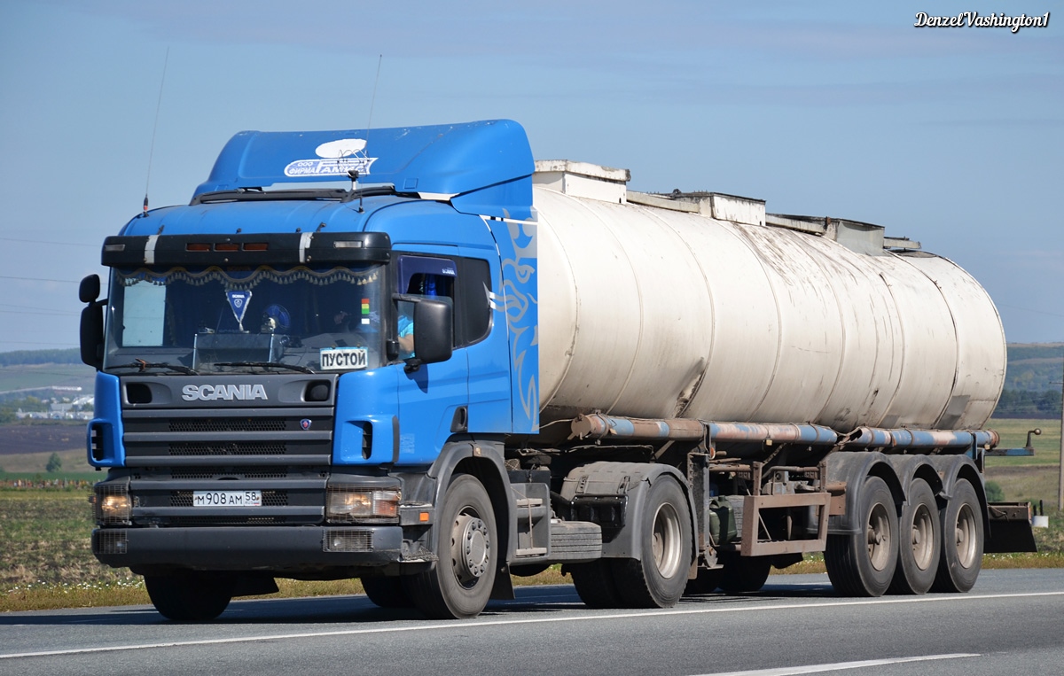 Пензенская область, № М 908 АМ 58 — Scania ('1996, общая модель)