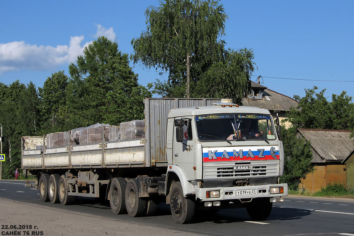 Ивановская область, № Т 019 УЕ 37 — КамАЗ-54115-15 [54115R]