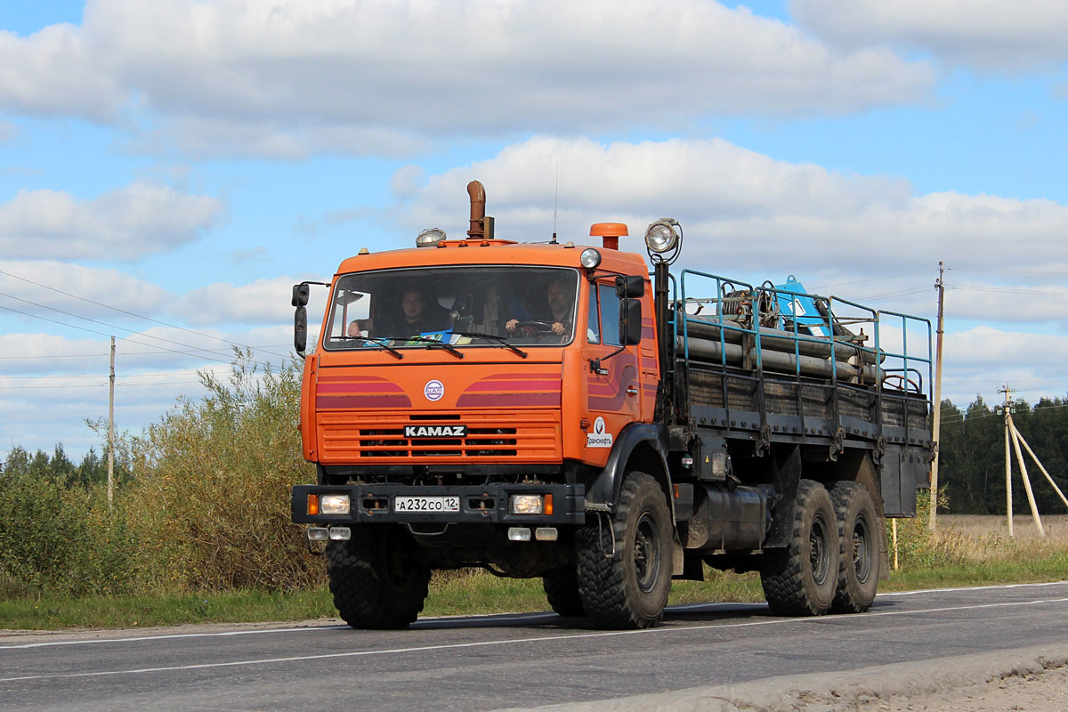 Марий Эл, № А 232 СО 12 — КамАЗ-43118-15 [43118R]