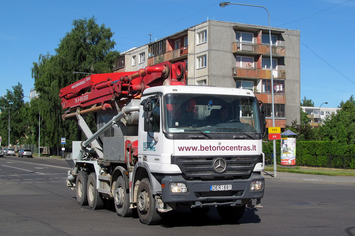 Литва, № DER 691 — Mercedes-Benz Actros ('2003) 4141