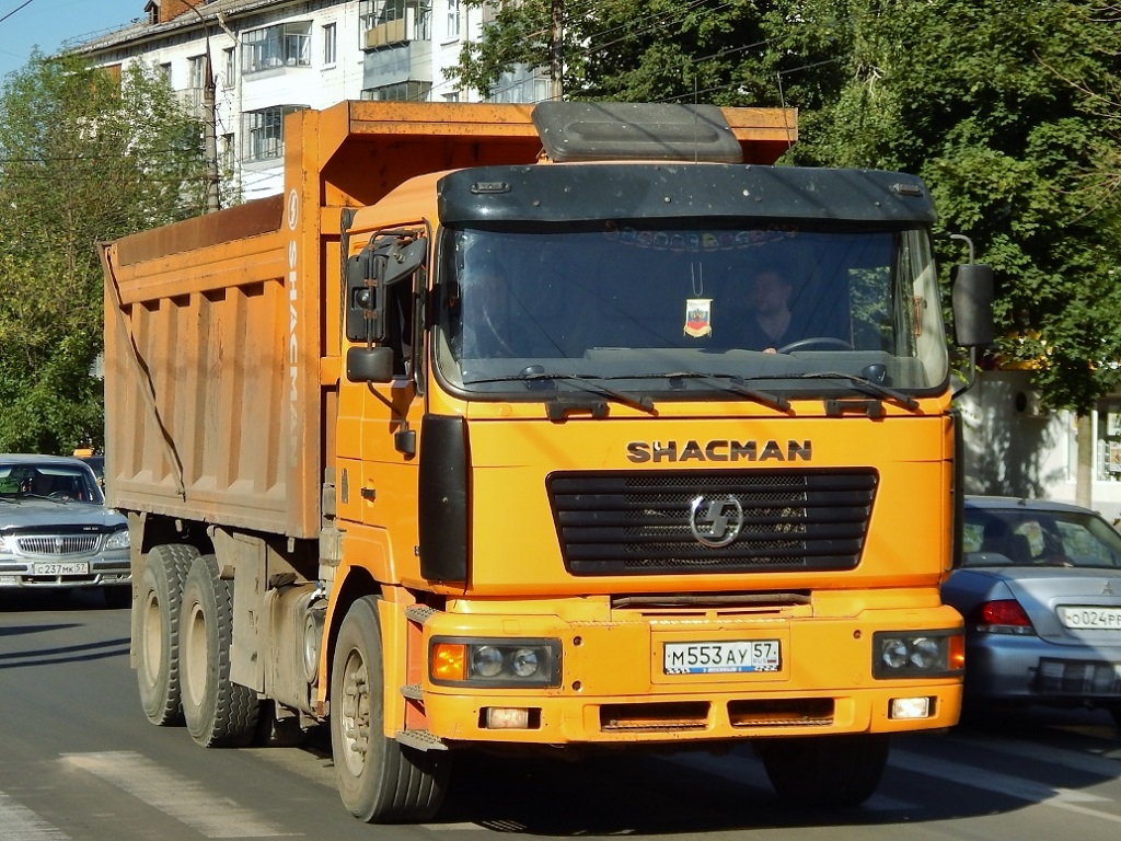 Орловская область, № М 553 АУ 57 — Shaanxi Shacman F2000 SX325x