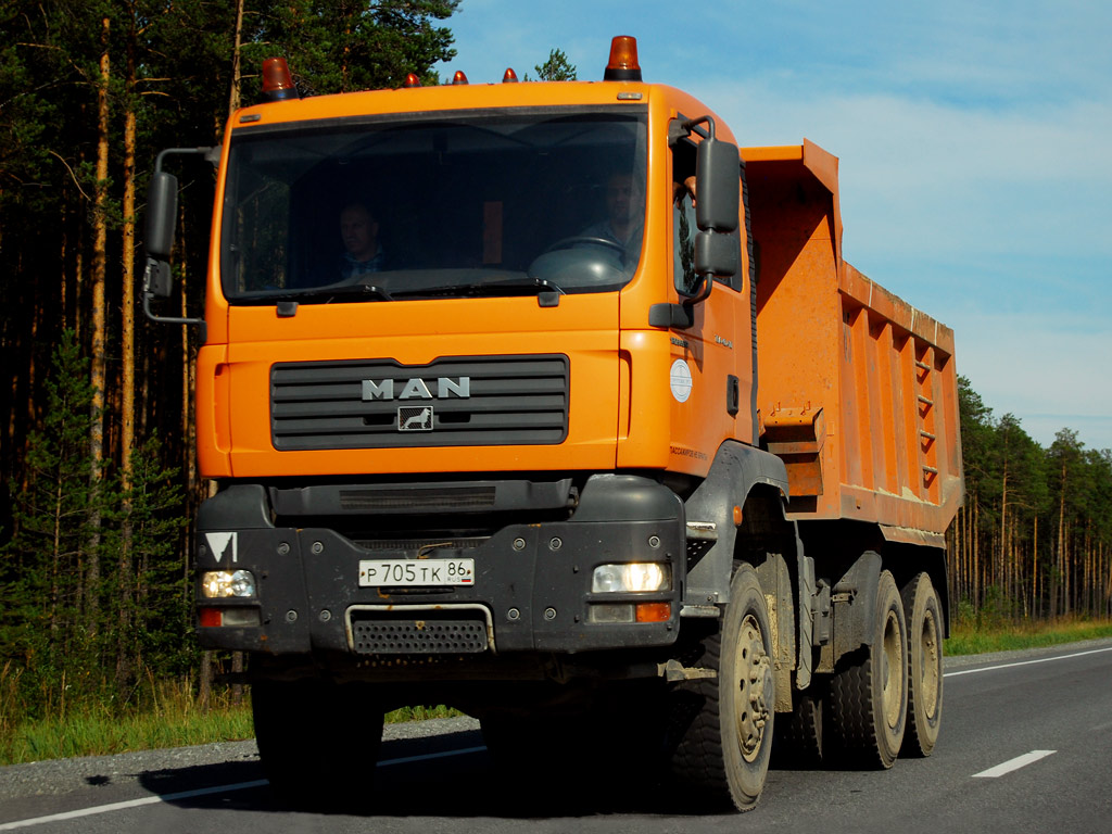 Ханты-Мансийский автоном.округ, № Р 705 ТК 86 — MAN TGA (общая модель)