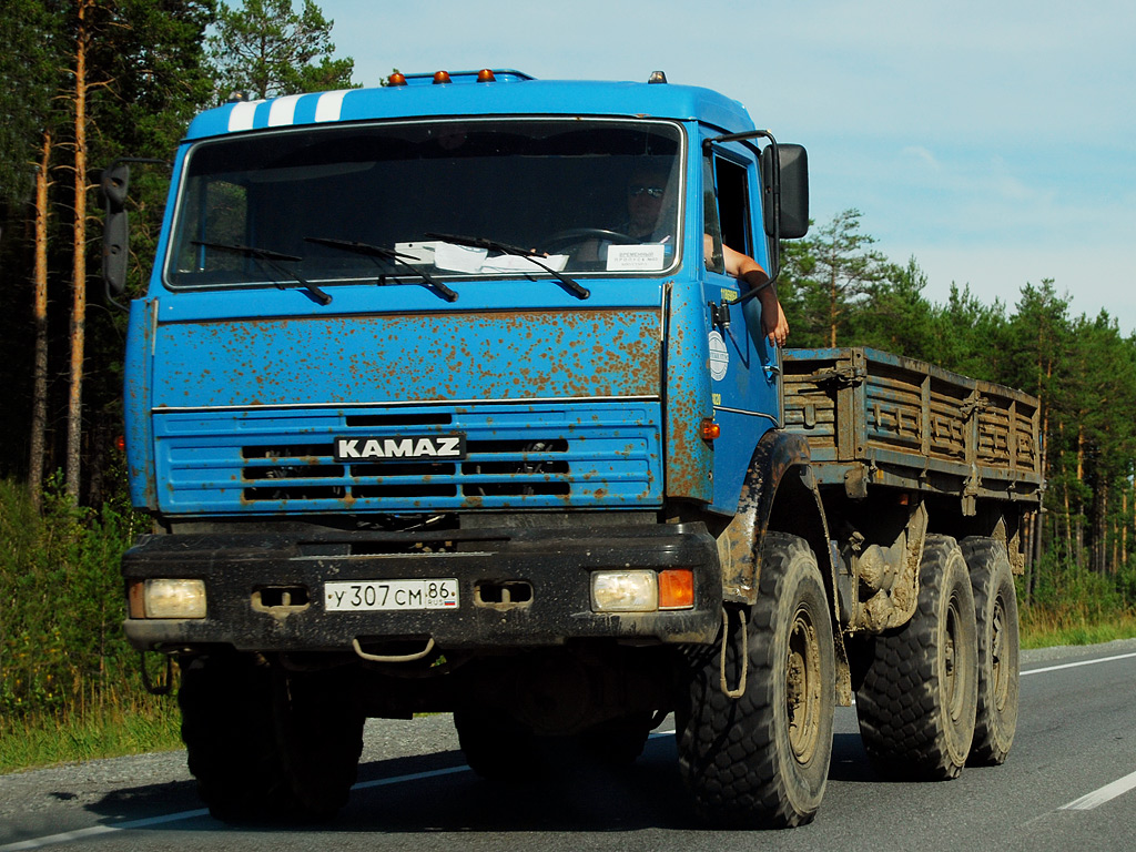 Ханты-Мансийский автоном.округ, № У 307 СМ 86 — КамАЗ-43114-15 [43114R]