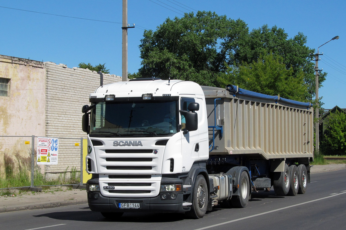 Литва, № GFB 144 — Scania ('2004) R420