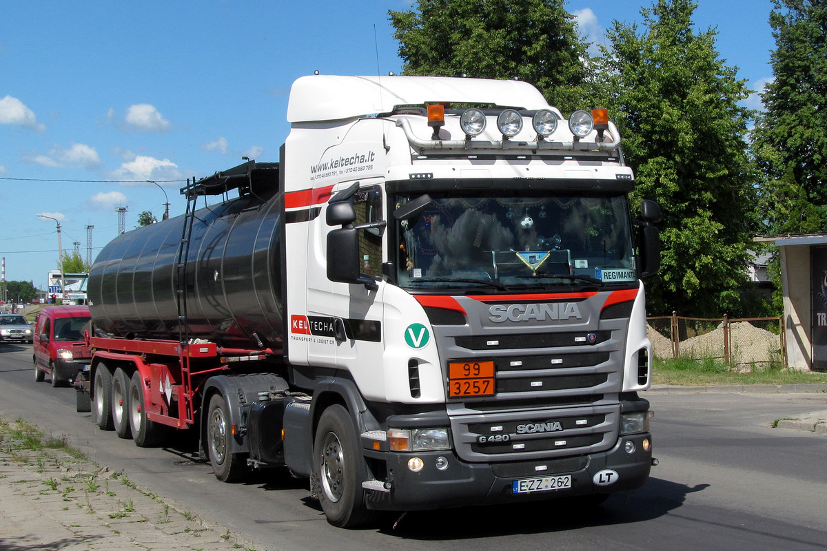 Литва, № EZZ 262 — Scania ('2009) G420