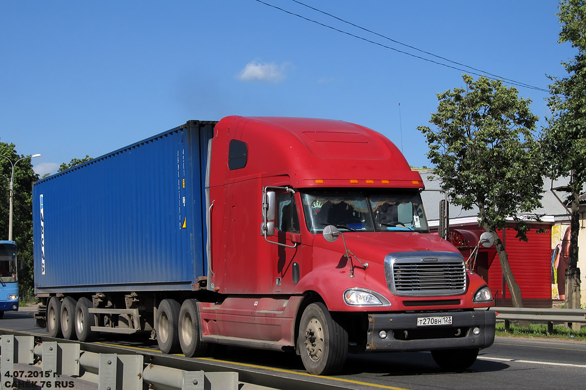 Краснодарский край, № Т 270 ВН 123 — Freightliner Columbia