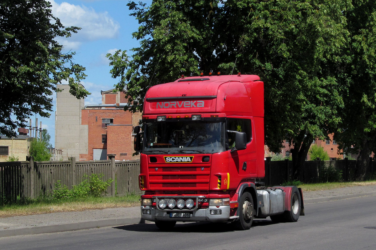 Литва, № FJE 136 — Scania ('1996, общая модель)