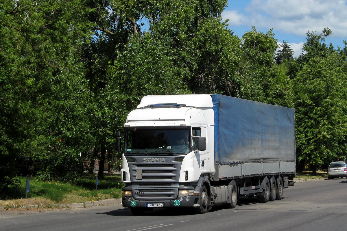 Литва, № GOC 412 — Scania ('2004) R420