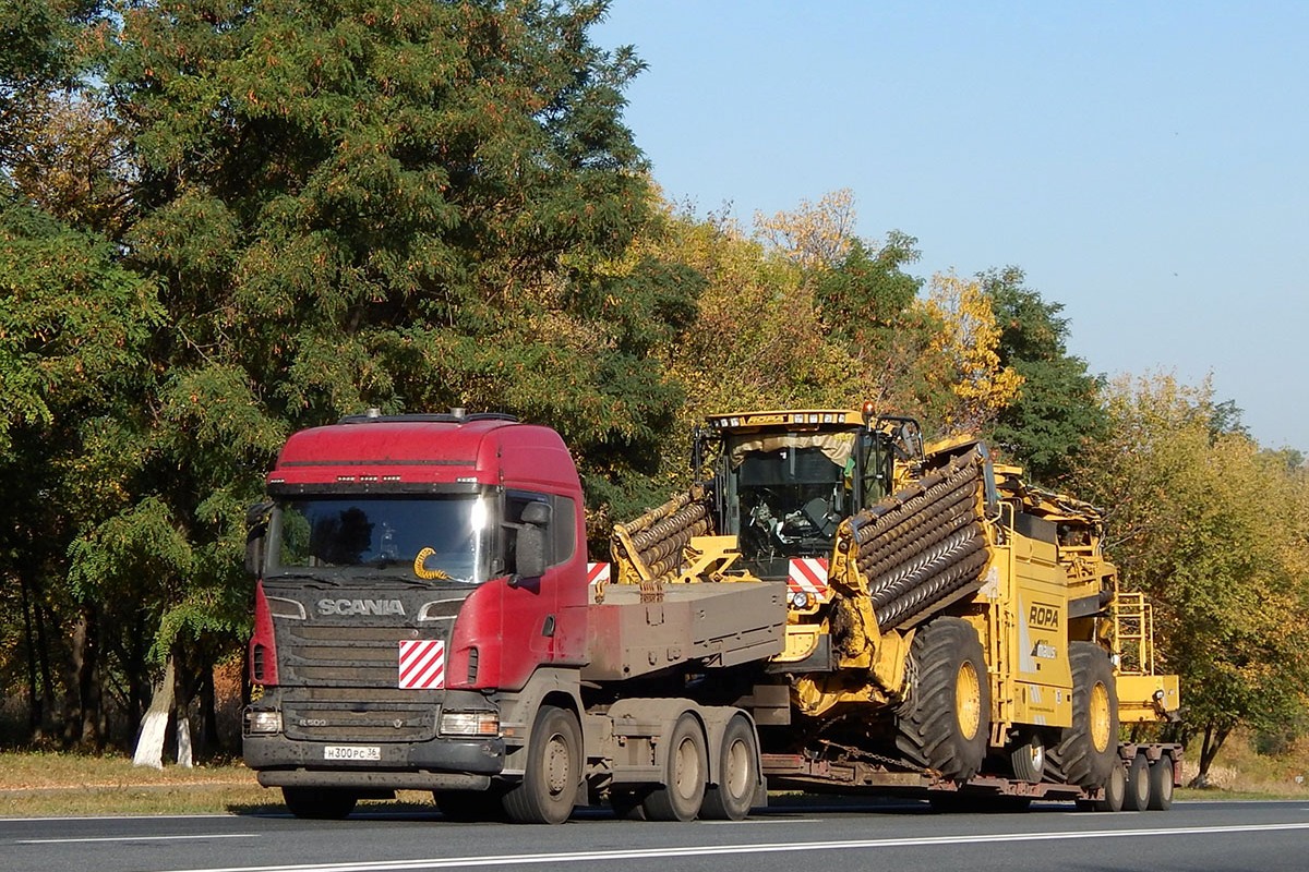 Воронежская область, № Н 300 РС 36 — Scania ('2009) R500