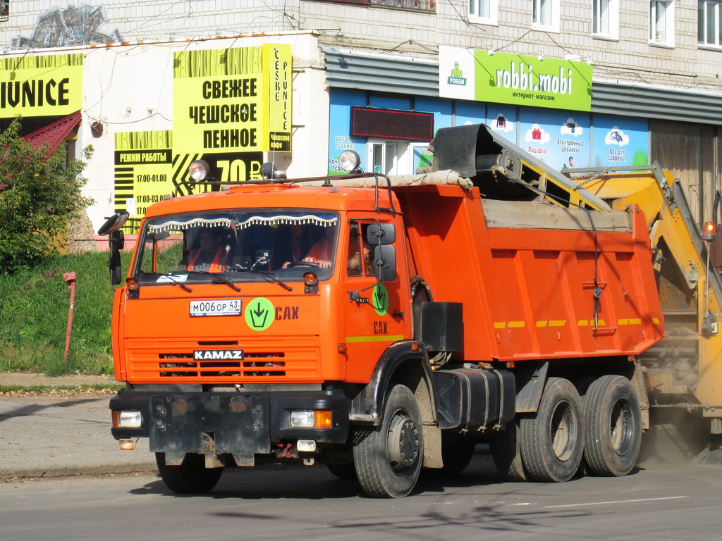 Кировская область, № М 006 ОР 43 — КамАЗ-65115 (общая модель)