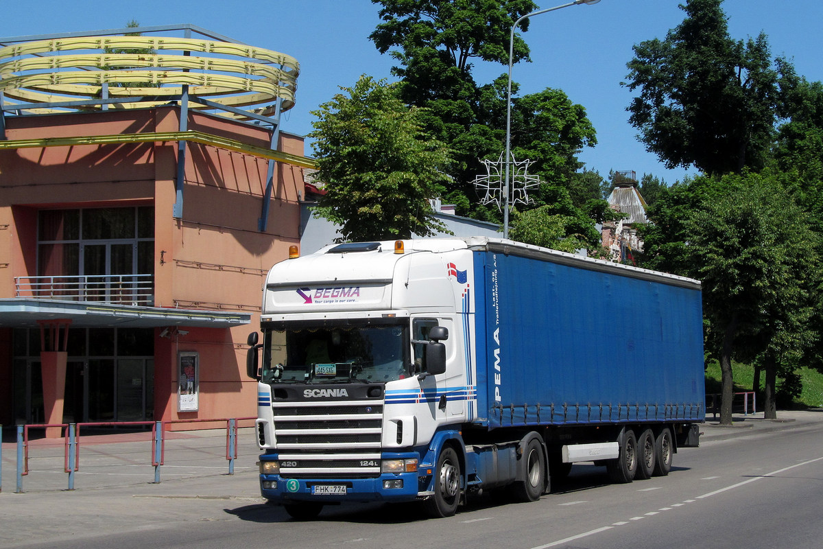 Литва, № FHK 774 — Scania ('1996) R124L