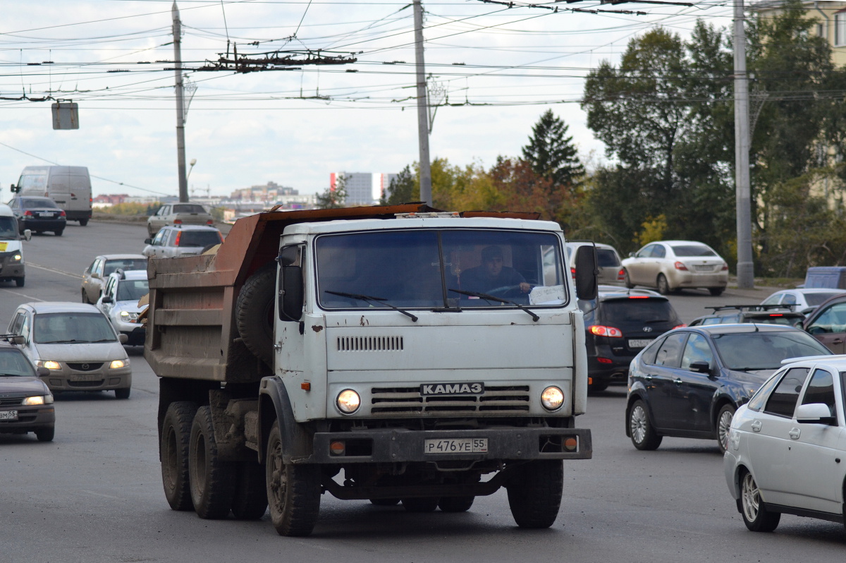 Омская область, № Р 476 УЕ 55 — КамАЗ-55111 [551110]