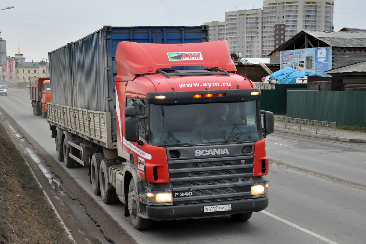 Саха (Якутия), № Х 712 ЕР 14 — Scania ('1996) P340