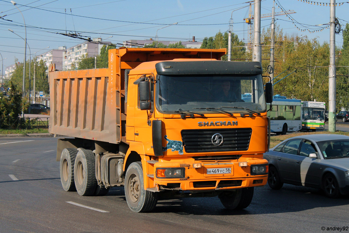 Пензенская область, № Н 469 УС 58 — Shaanxi Shacman F2000 SX325x