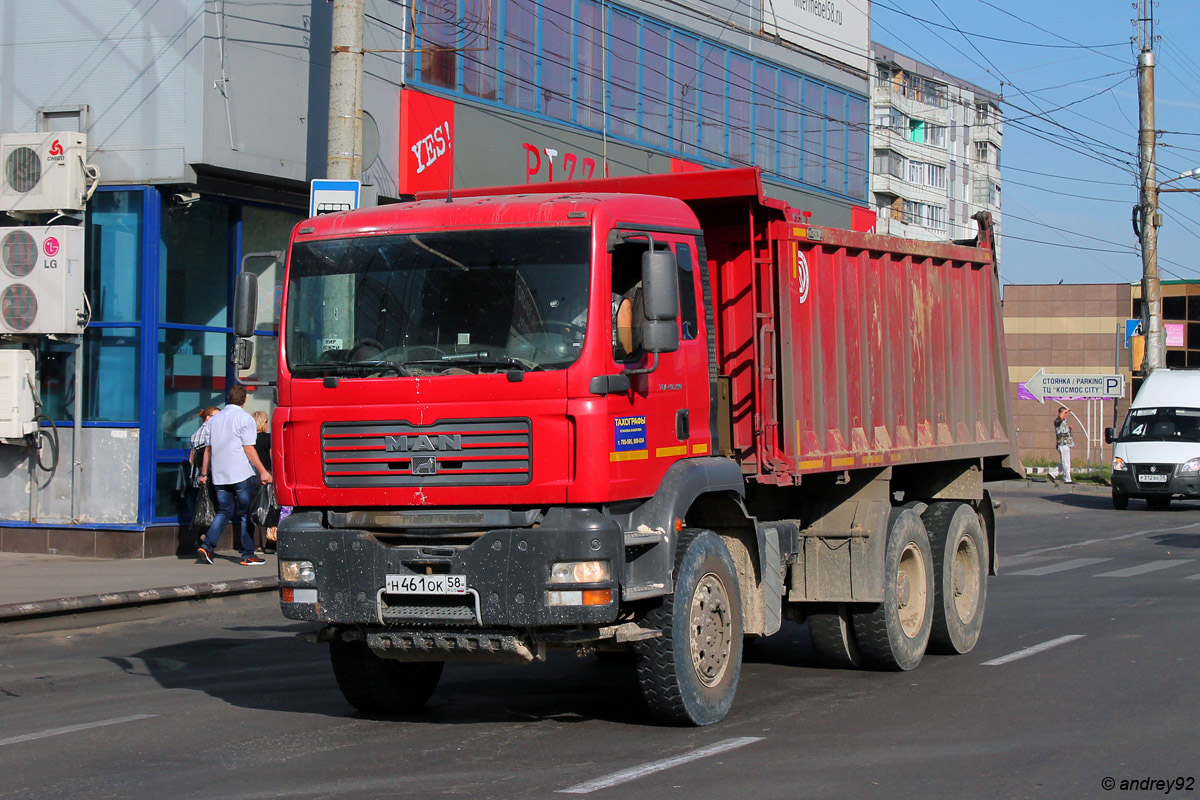 Пензенская область, № Н 461 ОК 58 — MAN TGA 40.390