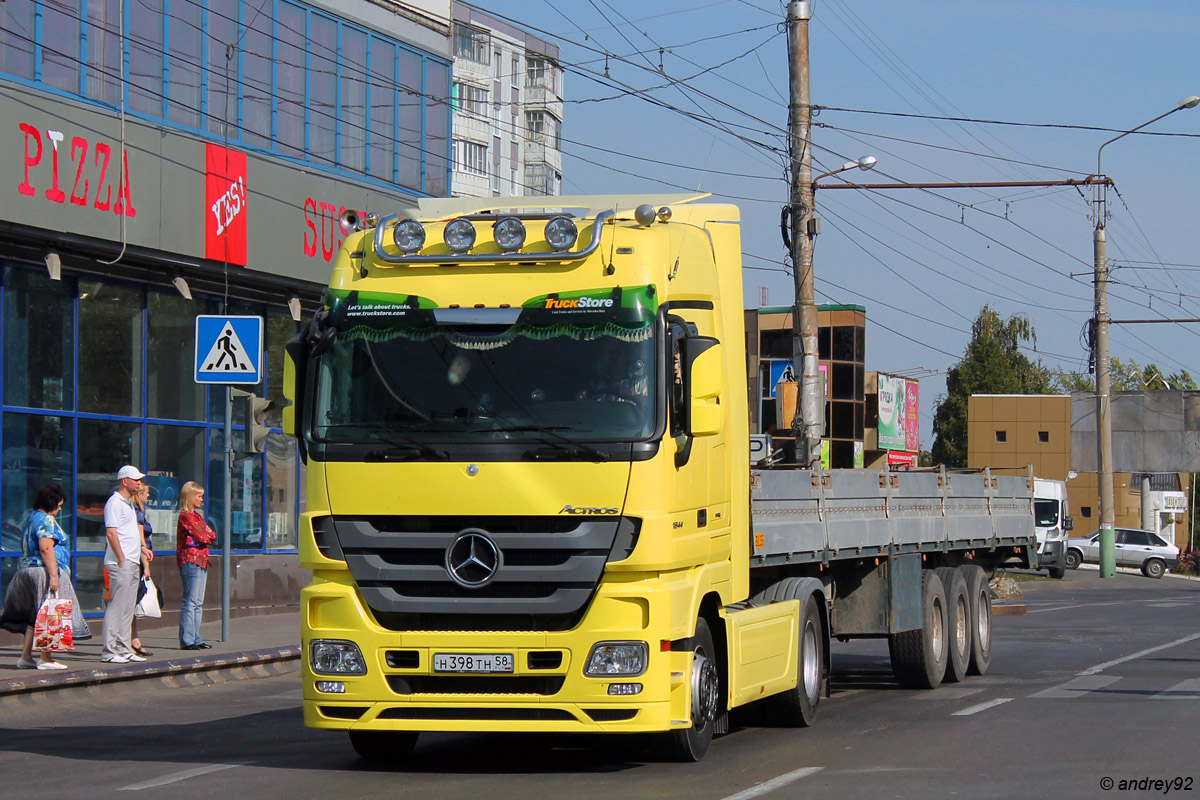 Пензенская область, № Н 398 ТН 58 — Mercedes-Benz Actros ('2009) 1844