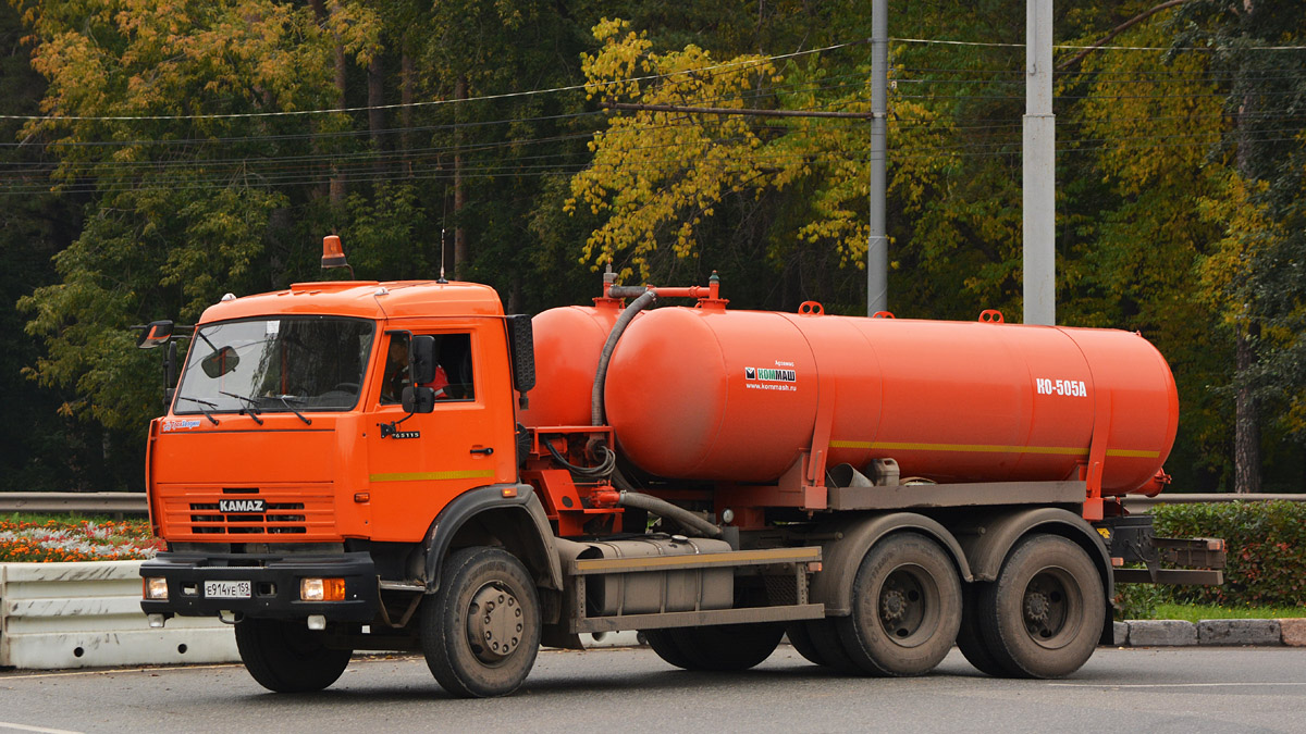 Пермский край, № Е 914 УЕ 159 — КамАЗ-65115 (общая модель)