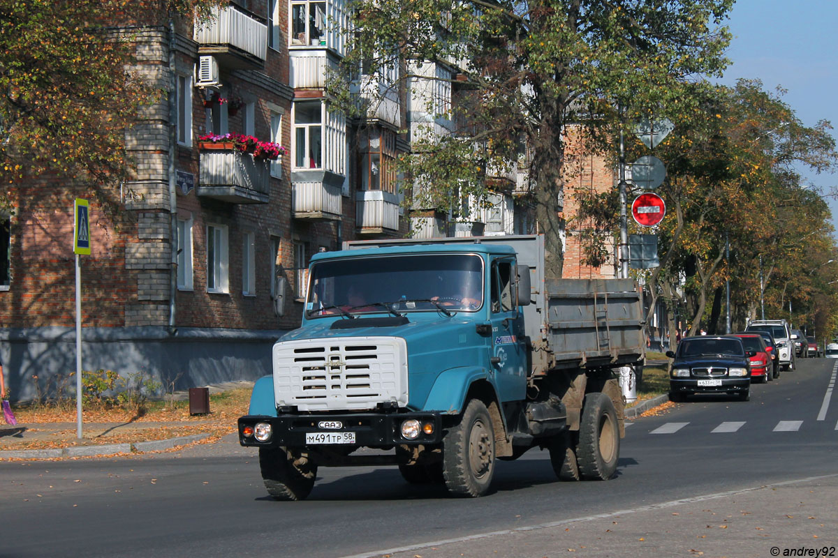 Пензенская область, № М 491 ТР 58 — ЗИЛ-494560