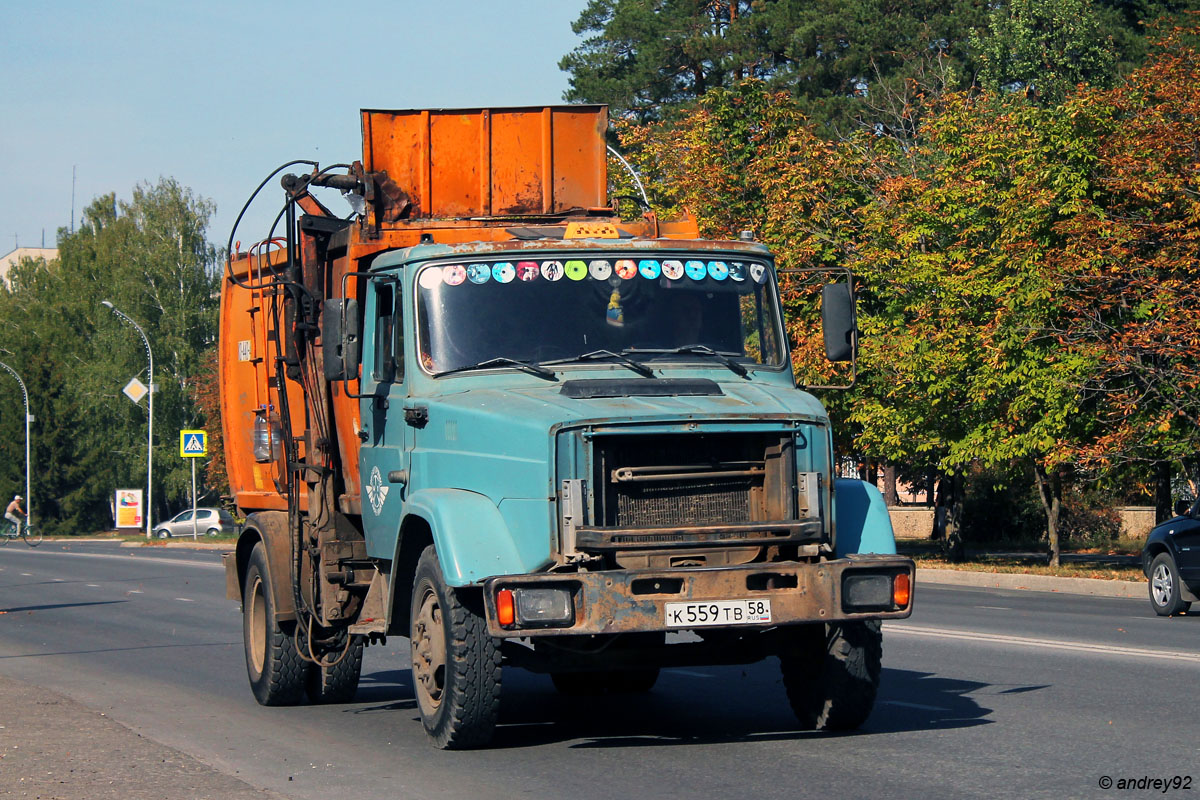 Пензенская область, № К 559 ТВ 58 — ЗИЛ-433362