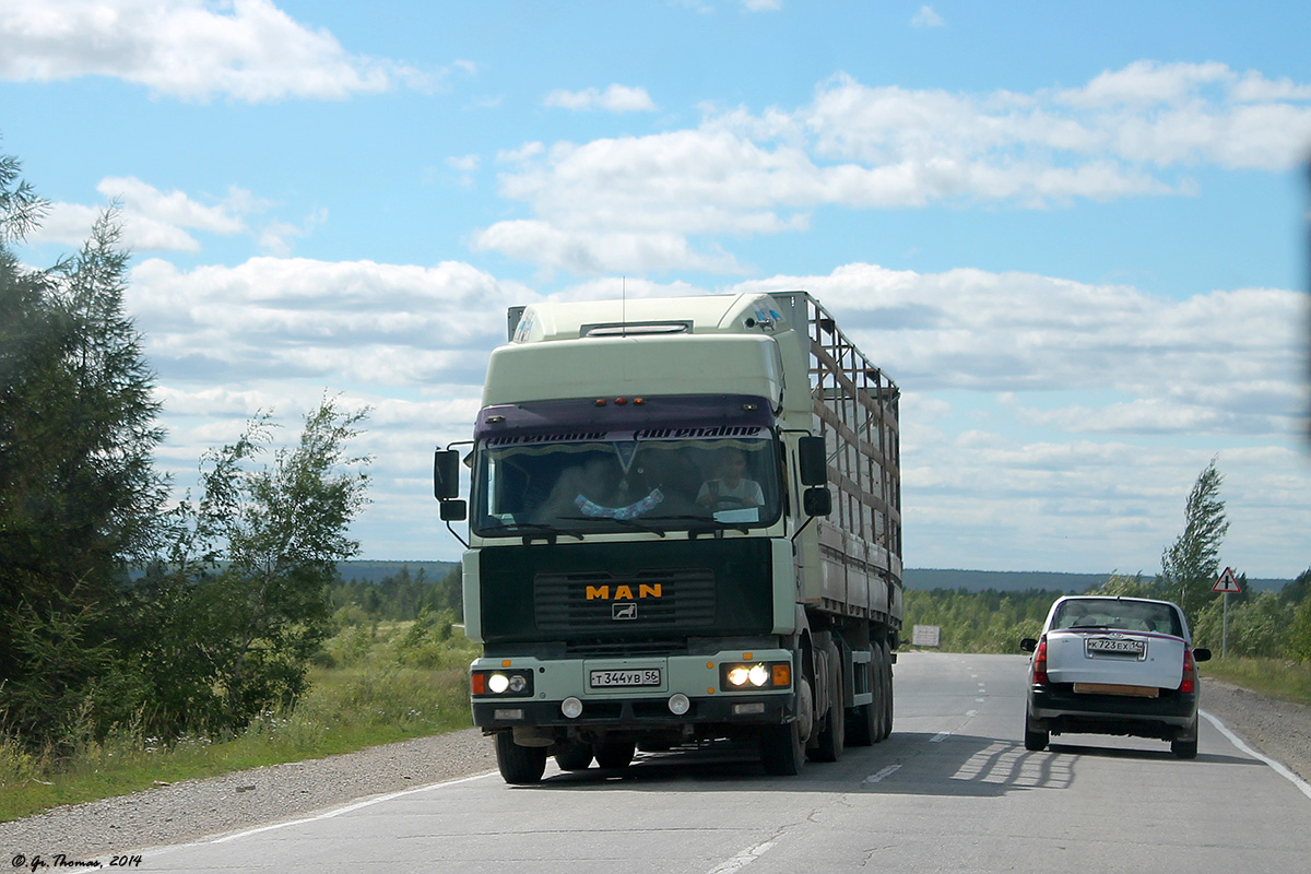 Саха (Якутия), № Т 344 УВ 56 — MAN F2000 19.414