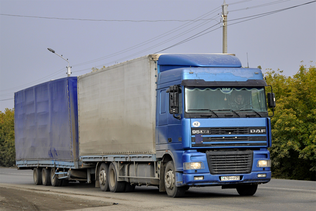 Алматинская область, № 678 HHA 05 — DAF 95XF FAR