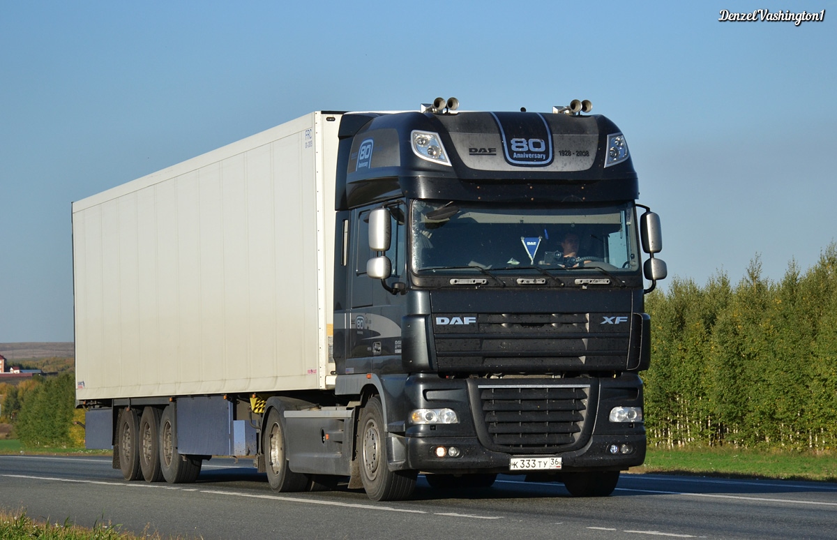 Воронежская область, № К 333 ТУ 36 — DAF XF105 FT; DAF FT XF105 "80th Anniversary Edition" (Мордовия)