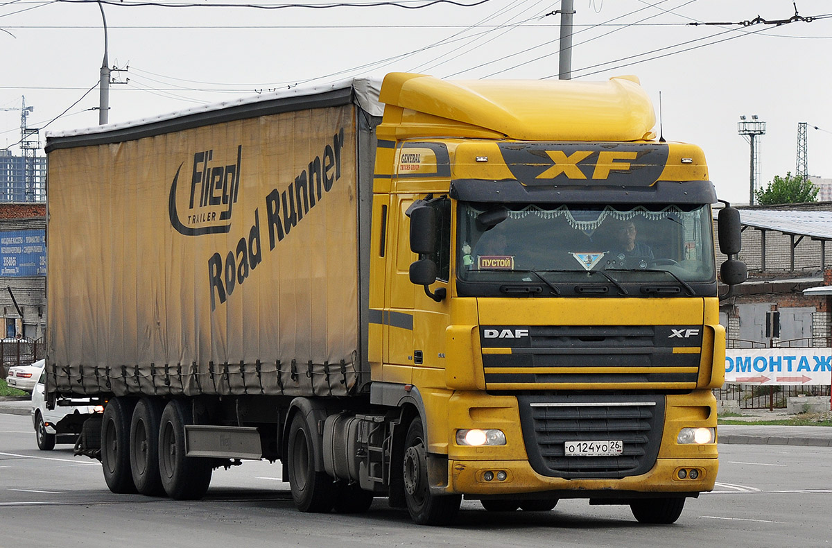 Ставропольский край, № О 124 УО 26 — DAF XF105 FT