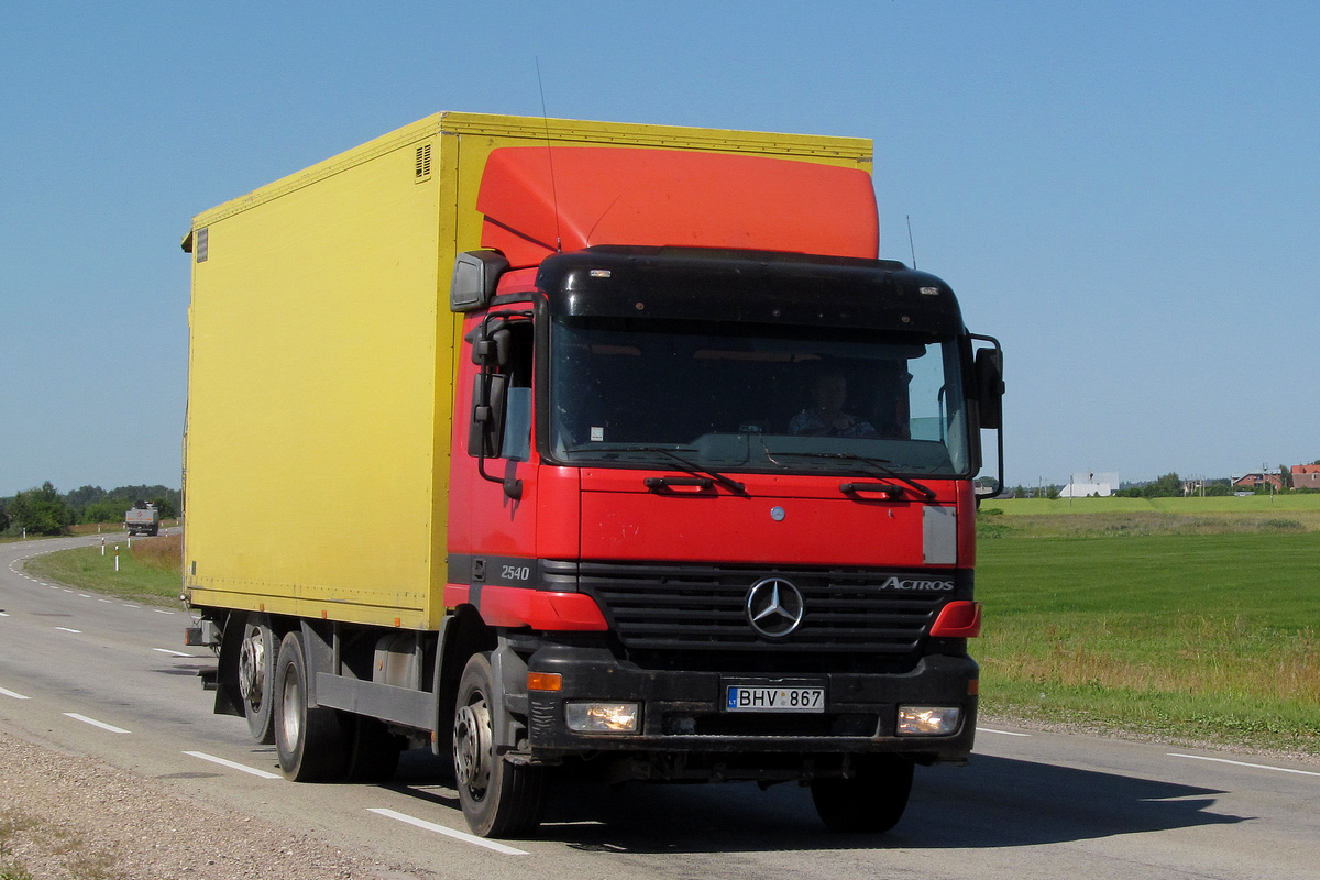 Литва, № BHV 867 — Mercedes-Benz Actros ('1997) 2540