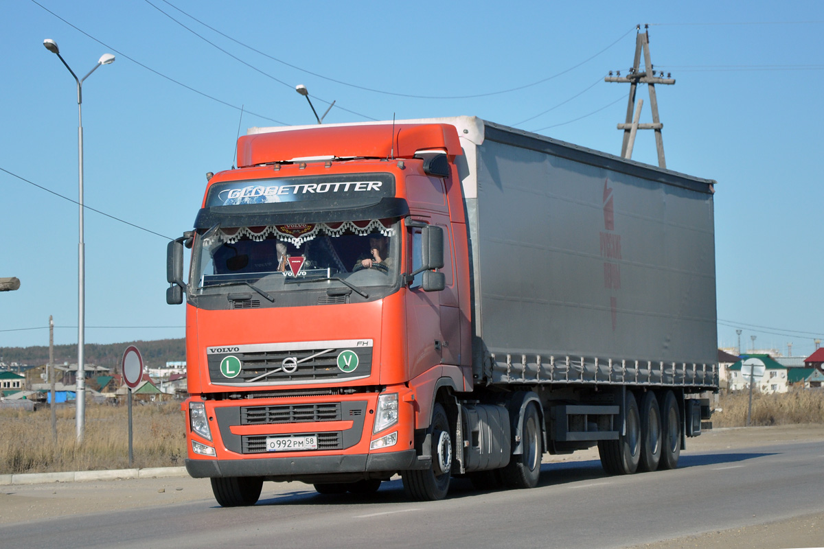 Пензенская область, № О 992 РМ 58 — Volvo ('2008) FH-Series