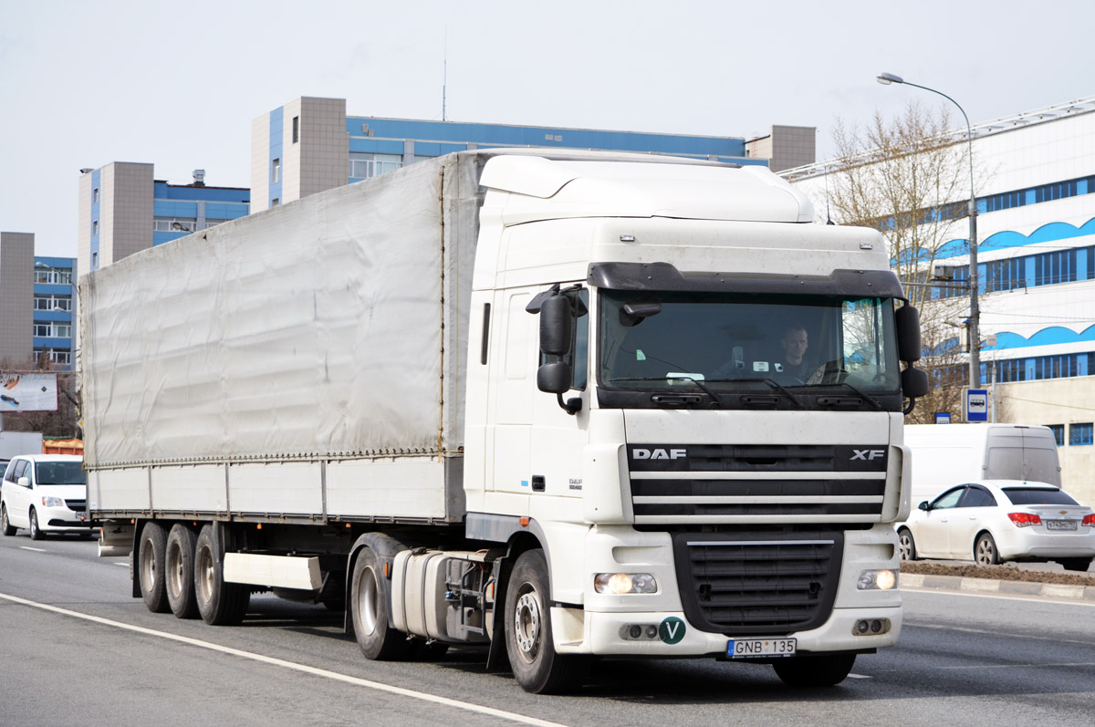 Литва, № GNB 135 — DAF XF105 FT