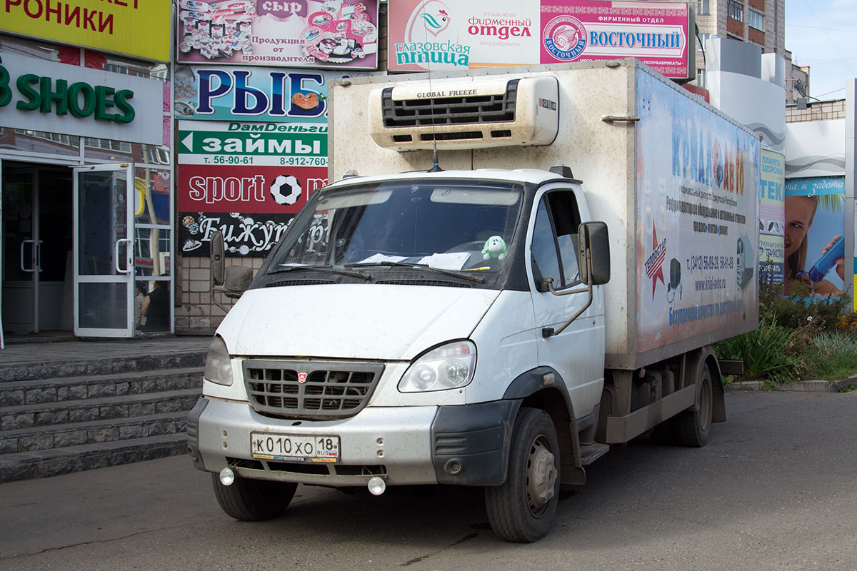 Удмуртия, № К 010 ХО 18 — ГАЗ-331061 "Валдай"