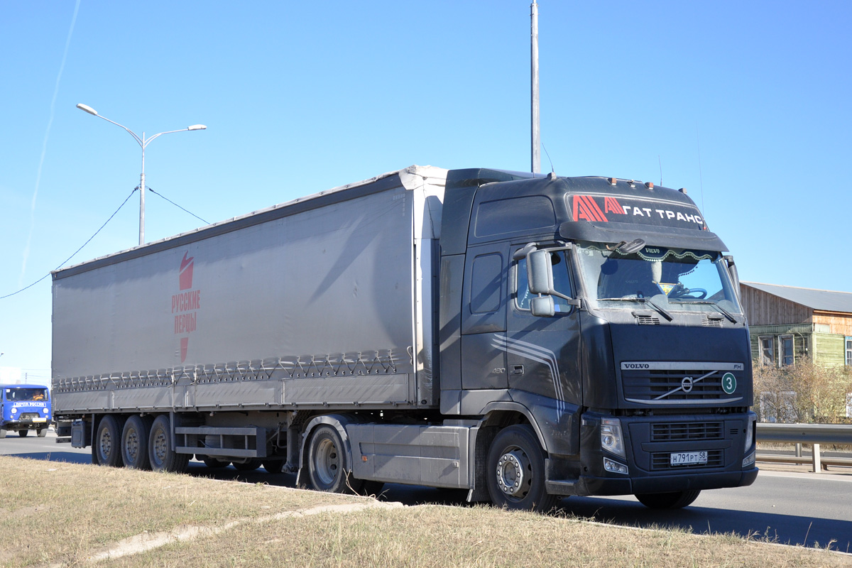 Пензенская область, № Н 791 РТ 58 — Volvo ('2008) FH.480