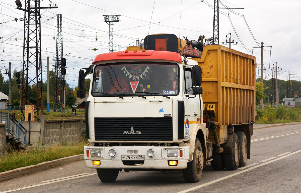 Пермский край, № У 793 УК 96 — МАЗ-6303A5