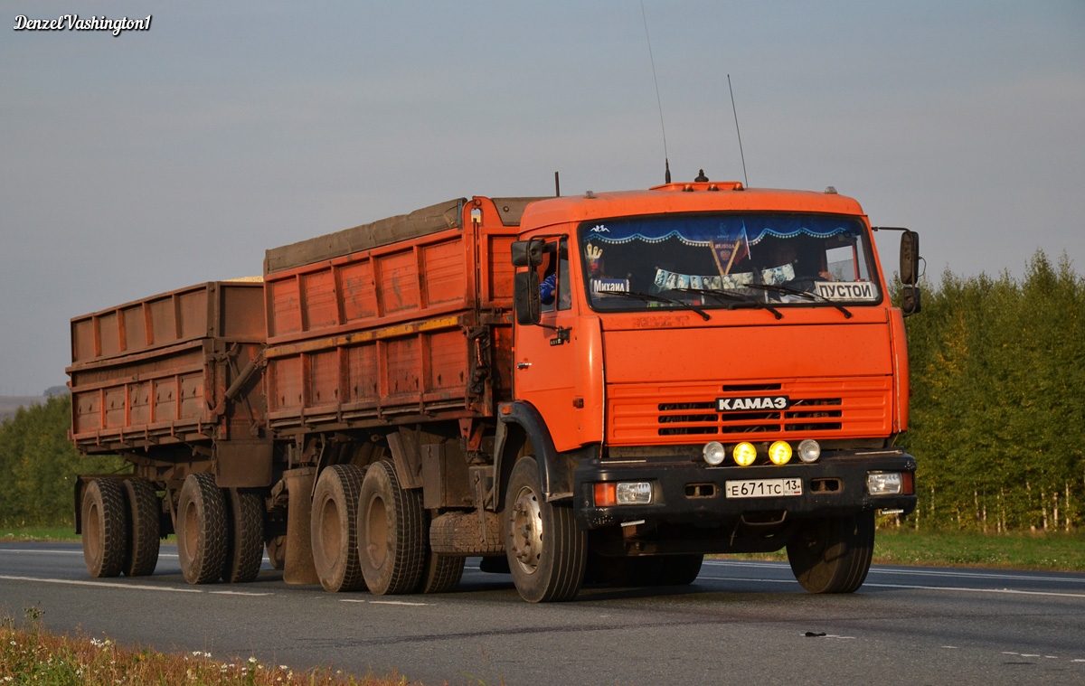 Мордовия, № Е 671 ТС 13 — КамАЗ-65115-15 [65115R]